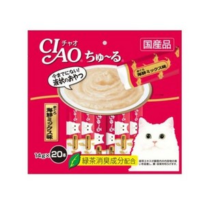 챠오츄르 고양이 짜먹는 간식, 혼합맛(참치/해산물..., 14g, 4개