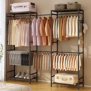 투에스리빙 철제 프리미엄 드레스룸 시스템 행거