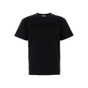 알렉산더맥퀸 코튼 티셔츠, 블랙계열, Standard M