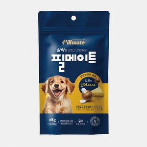 필메이트 강아지 투약보조제 반려견 투약보조 간식 트릿, 1팩, 28g, 치즈맛