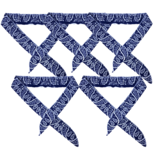 바이브라이프 쿨스카프 쿨링 아이스 스카프 5p 세트, 네이비블루