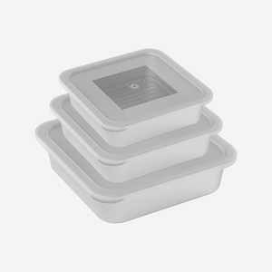 알텐바흐 스텐 밧드 반찬통 스테인레스 사각