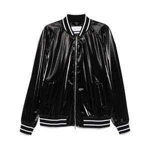 알렉산더맥퀸 스트라이프 트리밍 봄버 재킷, 블랙계열, Italy 54