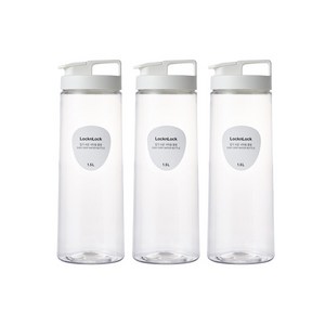 락앤락 잡기쉬운 물병 3p, 화이트, 1500ml