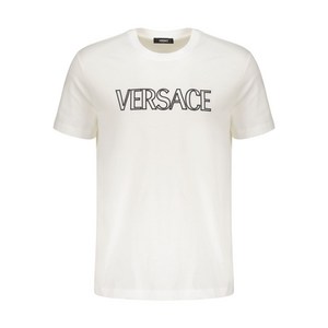 베르사체 코튼 티셔츠, 화이트계열+블랙계열, Standard XXXL(KR 120)