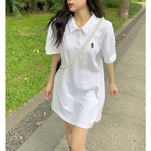 베이안 데일리 카라 퍼프 여름 원피스