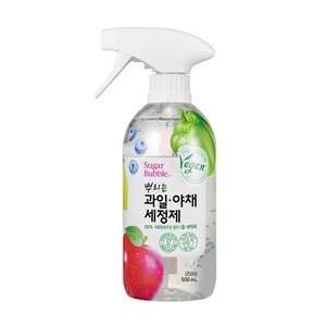 슈가버블 뿌리는 과일 야채 세정제, 500ml, 1개