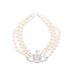 비비안웨스트우드 구체 펄 디테일 네크리스