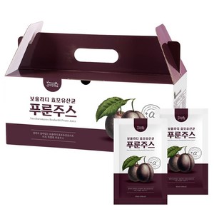 자연정 보울라디 효모유산균 푸룬주스, 30개, 80ml