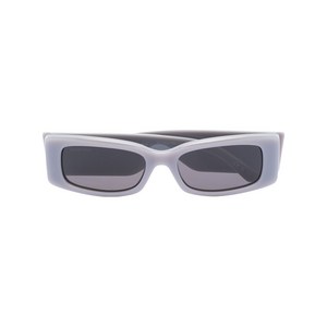 발렌시아가 로고 프린트 스퀘어 프레임 선글라스