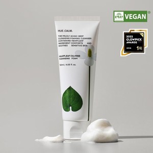 휴캄 비건 어성초 진정 클린 폼, 120ml, 2개