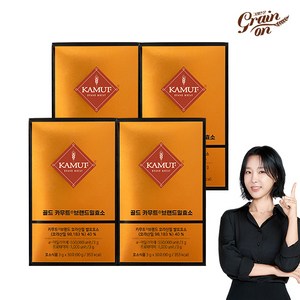 그레인온 골드 카무트 브랜드밀 효소, 90g, 4개