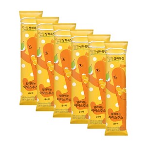 상하목장 얼려먹는 아이스크림 귤 배, 85ml, 24개