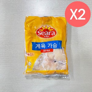 엔에이치푸드 HALAL 닭가슴살 CHICKEN BREAST 2kg 2개, 2k