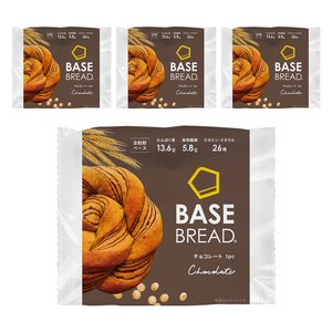 베이스푸드 베이스 브레드 초콜릿 382g, 4개