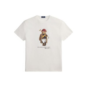 폴로랄프로렌 시그니처 폴로 베어 모티프 프린트 그래픽 티셔츠, 화이트계열, Standard XL(KR 110)