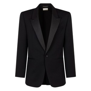 생로랑 울 블레이저