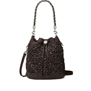 토리 버치 T 모노그램 버킷 백