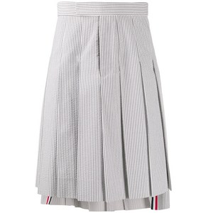 톰 브라운 미디엄 그레이 시어서커 플리츠 스커트, 그레이계열, Numeric 1(KR 95)