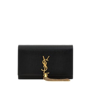 생로랑 케이트 로고 디테일 태슬 스몰 숄더 백