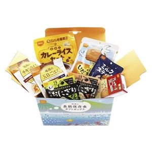 오니시식품 오니시의 장기보존식 기프트 박스 비상시 아웃도어 여행에