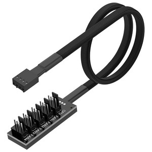 4핀 5포트 PWM 팬 허브 전원 확장 케이블