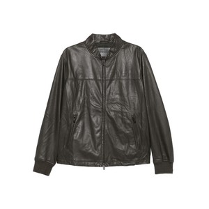 엠포리오아르마니 레더 집업 재킷