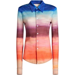 마르니 타이다이 긴소매 셔츠