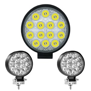 KDsafe 12-24V 미니 42W LED 방수 써치라이트 해루 화물 선박, 1개