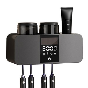 MIFAN 무타공 가정용 무선 UV 칫솔 살균기 건조기 칫솔컵 세트