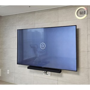 티라미슈 국산 벽걸이 티비 무타공 사운드바 거치대 LG 삼성 호환 TV 사운드바 선반 브라켓