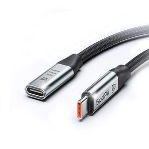 수피 USB4 240W 8K 초고속 연장 케이블 S43E 1m, 1개