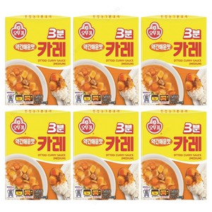 오뚜기 3분 카레 약간매운맛, 1.2kg, 1개