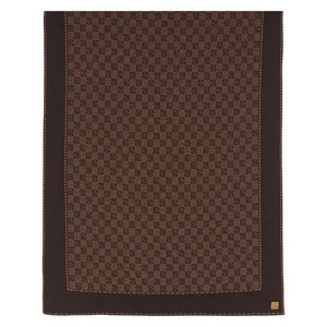 발망 모노그램 패턴 파인 니트 스카프