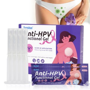 HPV 방지 여성 전용 케어 겔 여성 질염치료제 질 가려움증 젤 JHPV-1, 5개, 5g