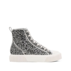 마크제이콥스 시퀸 하이탑 스니커즈, Europe 37(KR 240), 실버계열+블랙계열