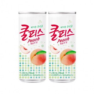 쿨피스 복숭아 230ml 60캔, 60개