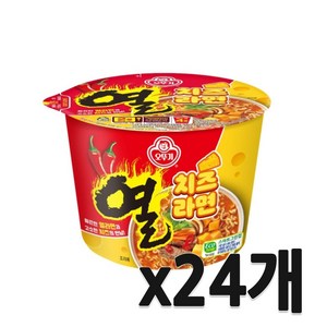 오뚜기 열치즈라면 용기 100g, 24개