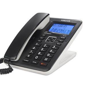 성윤 스탠드형 LED라이팅 발신자표시 업소용 유선 전화기