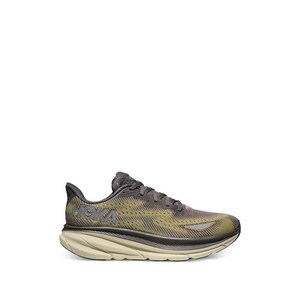 HOKA 클리프턴 9 로고 디테일 스니커즈, US men 8.5(KR 265), 그린계열+그레이계열