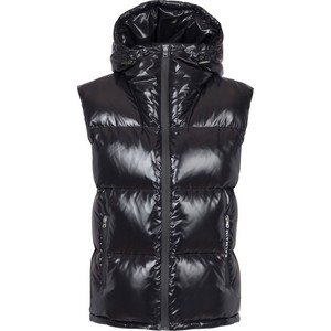 발망 발망 후드 민소매 패딩 재킷, 블랙계열, Italy 54(KR 120)