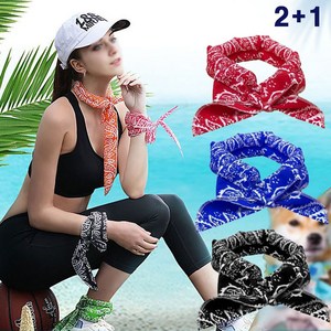 소소잇템 꽁꽁 쿨스카프 아이스 넥쿨러 쿨링 3p, 블랙3P