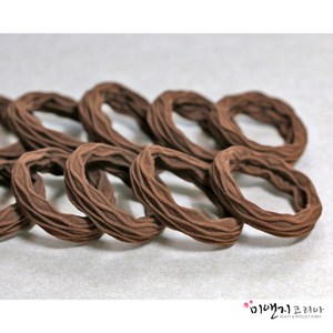 [미앤지코리아] 매일 손이 가는 부드러운 머리끈 10개입