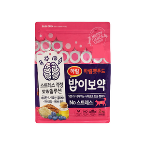 하림펫푸드 전연령 고양이 밥이보약 기능성 사료, 스트레스완화/안정/..., 2kg, 1개