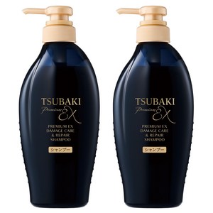 츠바키 프리미엄 EX 데미지케어 앤 리페어 샴푸 450ml, 450ml, 2개