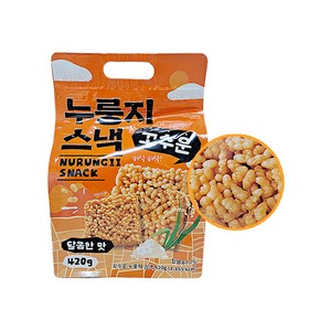 꼬수운 누룽지스낵 달콤한맛, 420g, 1개