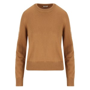 셀린느 로고 인타르시아 스웨터, 브라운계열, XS(KR 44)