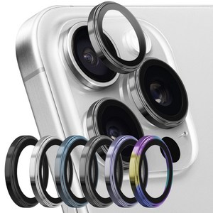 고부기 아이폰 호환 카메라 메탈링 렌즈 강화유리 보호필름 1매, 1개입