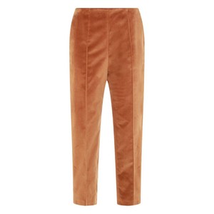 마르니 절개선 디테일 벨벳 팬츠, 브라운계열, Italy 42(KR 55-66)