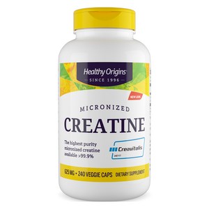 헬시오리진스 마이크로나이즈드 크레아틴 625mg 베지 캡